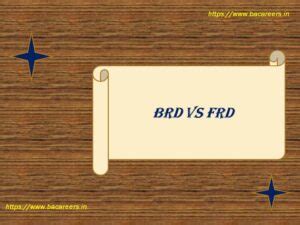 BRD Vs FRD Difference Between BRD And FRD Documents BACareers The