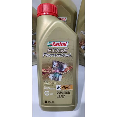 L Castrol Edge Fully Syn W Sncf Litre Pack Shopee Malaysia