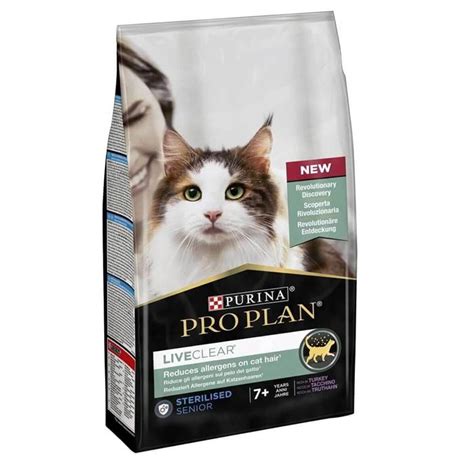 ProPlan Live Clear Hindili Kısırlaştırılmış Yaşlı Kedi Maması 1,4 Kg ...