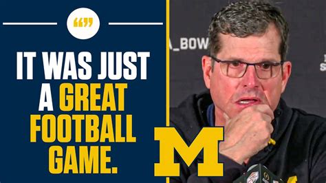 Jim Harbaugh Is Shocked By Michigans Upset To Tcu In College Football