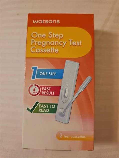 Watsons Pregnancy Test Kit Health Nutrition Medical Supplies