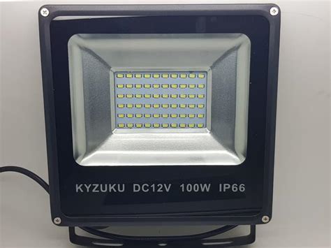 KYZUKU 12v DC 100 Watt 60 Led SMD Floodled IP66 TIPIS Lampu Sorot