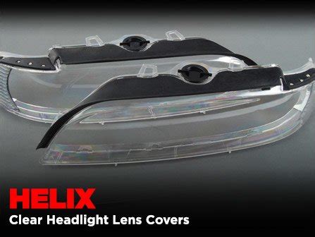 ECS News - BMW E39 Clear Headlight Lens Covers