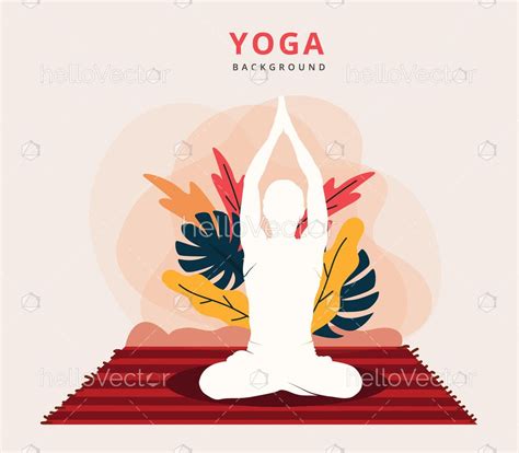 Abstract Yoga Banner Illustration Download Graphics And Vectors