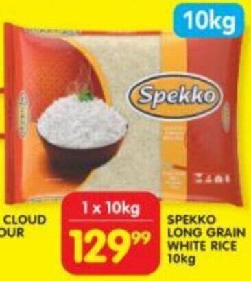 Spekko Long Grain White Rice Kg Offer At Shoprite