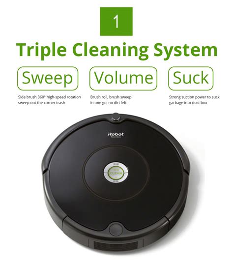 IRobot Roomba 615 Intelligent Robot Vacuum Cleaner Black