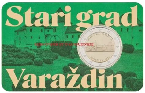 PREVENTE COINCARD 2 Euro commémoratif Croatie 2024 forteresse de