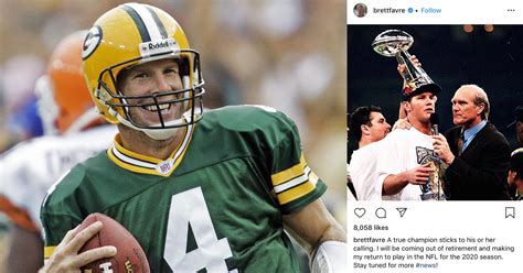 Brett Favre Announces On Instagram That He's Coming Out Of Retirement