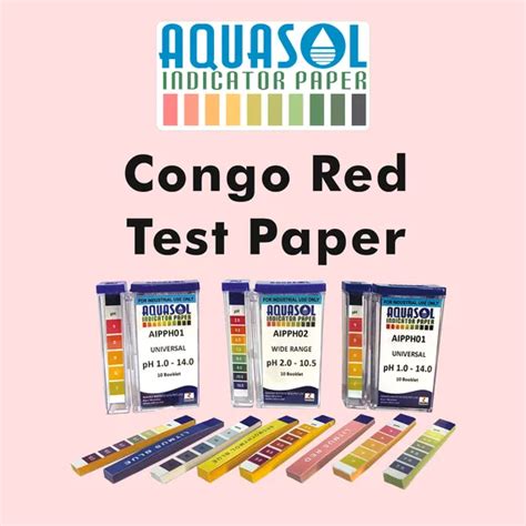 Congo Red Test Paper