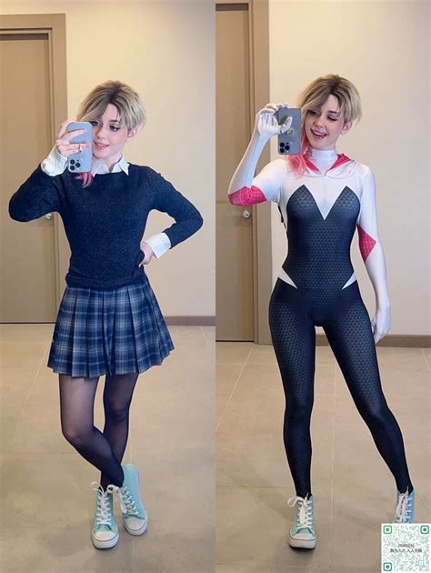 Spider Man Into The Spider Verse Spider Gwen Cosplay By Bunny Bii Artofit