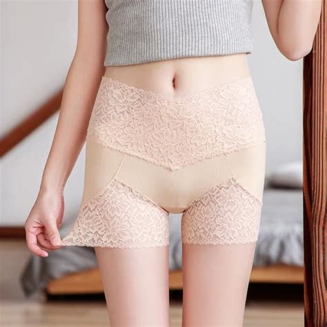 Sous V Tement Short De S Curit Sexy En Dentelle Sans Couture Culotte