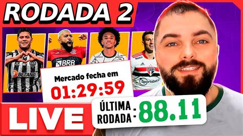 Live Cartola Fc Rodada Fechamento De Mercado Youtube