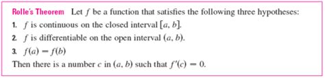 Calculus Theorems Flashcards Quizlet