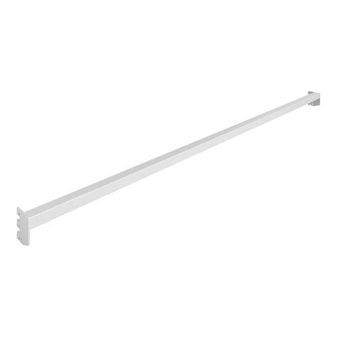 Econoco Aspect Gloss White Steel Display Bar For Select