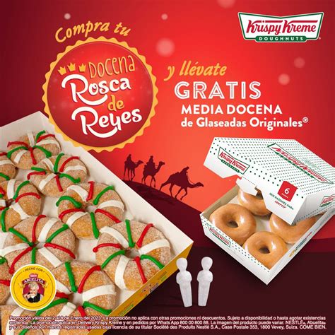 Promo Krispy Kreme Rosca De Reyes Compra Una Docena Y Ll Vate Gratis