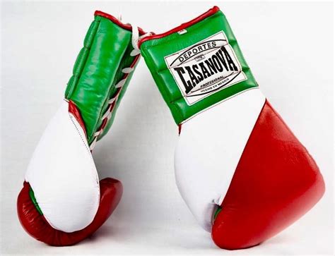 Guantes De Box Casanova Boxeo Cuero Agujetas Mexico Ozs Env O Gratis