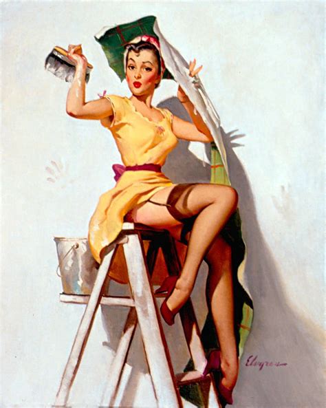 Classic Pin Up Girls Wallpaper