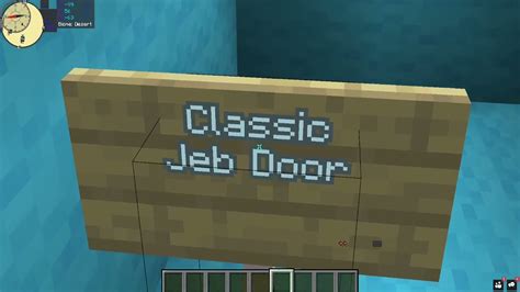 How To Build A Classic Jeb Door Tutorial 1 17 YouTube