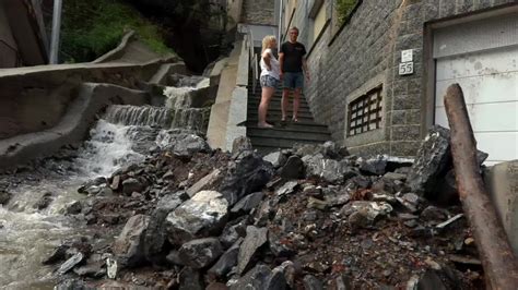 Nubifragio Sul Lago Di Como Turisti Tedeschi Bloccati A Blevio L