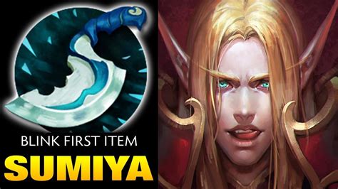 SUMiYa Invoker Blink Dagger First Item Dota 2 YouTube