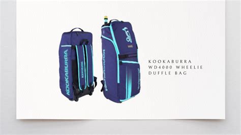 Kookaburra Wd4000 Wheelie Duffle Cricket Gear Bag