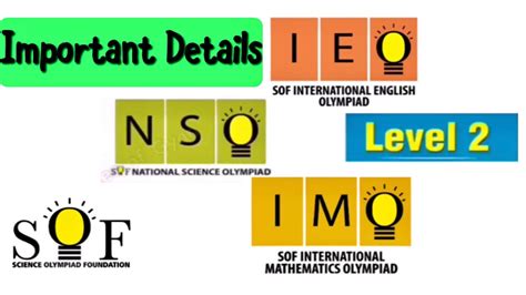 Sof Level 2 Details Imo Nso Ieo Syllabus Pattern Marking Scheme Time Date Venue Sof Ieo