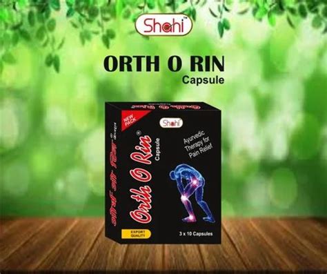 Herbal Cap Shahi Orth O Rin Capsule For Pain Non Prescription