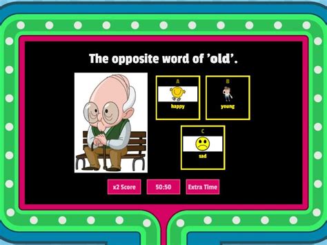 Opposite Word Gameshow Quiz