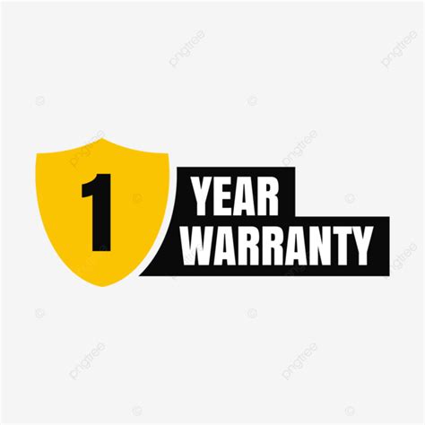 1 Year Warranty Vector 1 Year Warranty Label 1 Year Warranty 1 Year Warranty Badge Png And