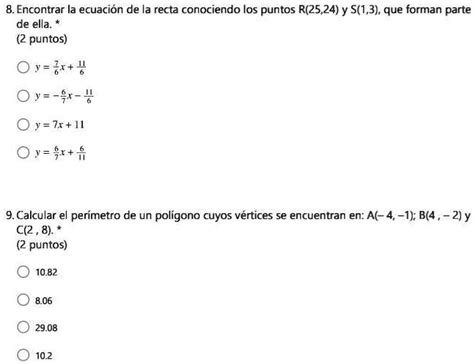 Solved Ayudaaaa Ocupo Los Procedimientooos Encontrar La Ecuaci N De