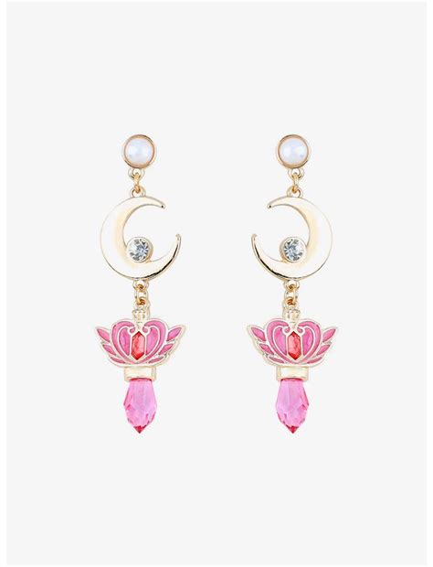 Sailor Moon Moon Stick Dangle Earrings Hot Topic Sailor Moon Jewelry Dangle Earrings Girly