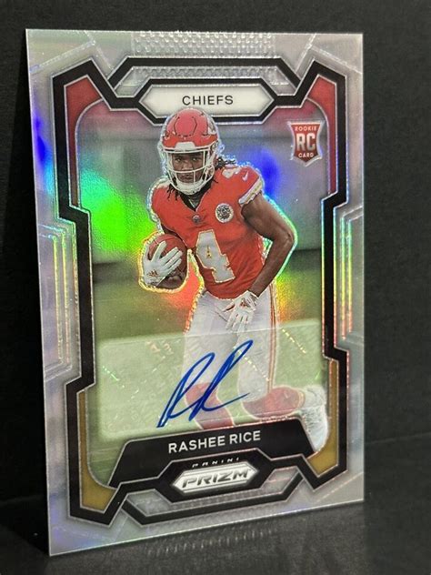 2023 Panini Prizm NFL FOTL Kansas City Chiefs RC Rashee Rice Auto