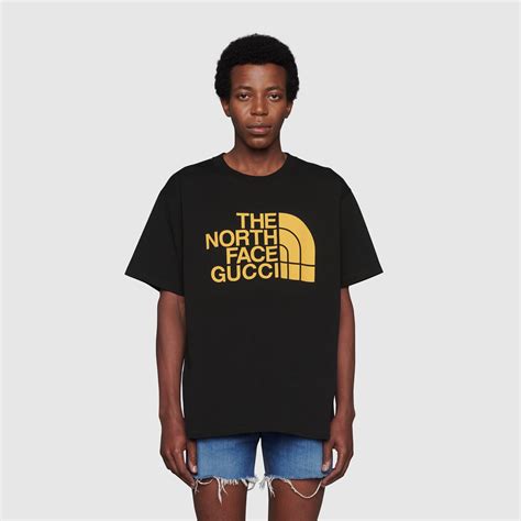 Black The North Face X Gucci Oversize T Shirt Gucci® Pt