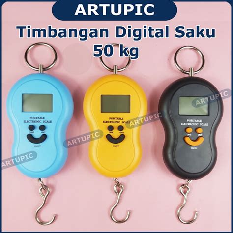 Timbangan Saku Gantung Digital Portable Electronic Scale LS01 LS 01 50