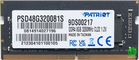 Quick Review Patriot Signature Gb Mhz Cl Ddr Sodimm