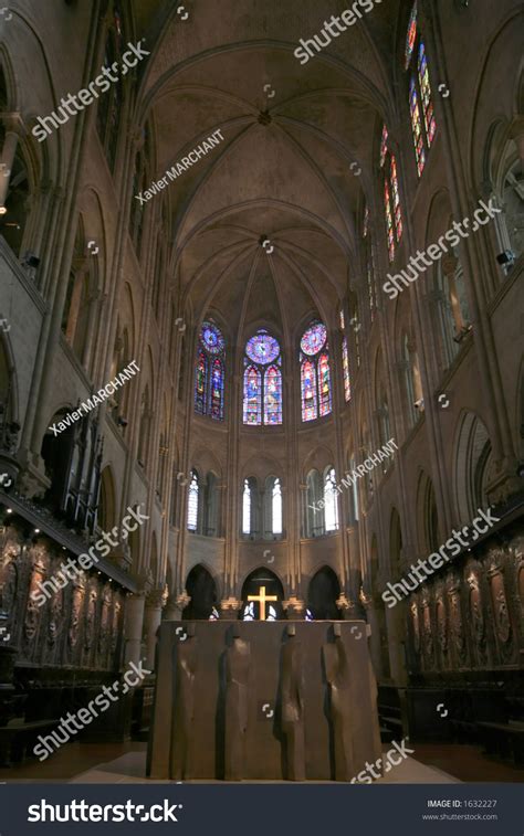 Notre Dame De Paris Cathedral Altar Stock Photo 1632227 Shutterstock