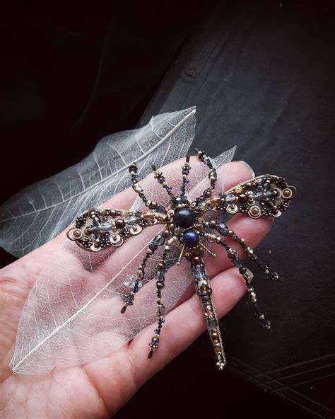 Mosquito Brooch Crane Fly Insect Jewelry Unisex Jewelry Etsy