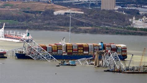 Baltimore Bridge Salvage Crews Begin Removing Containers From Cargo