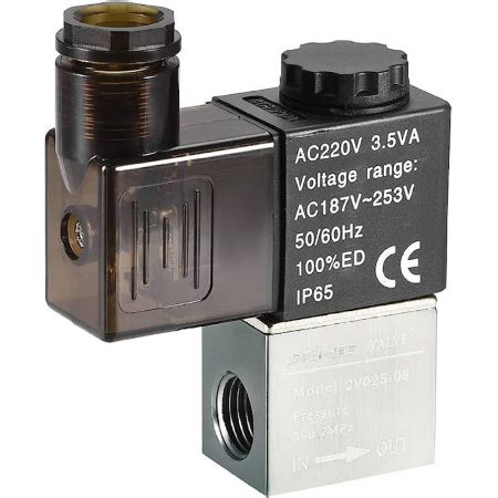 V Lvula Pneum Tica Solenoide Mola Vias Normal Fechada Rosca