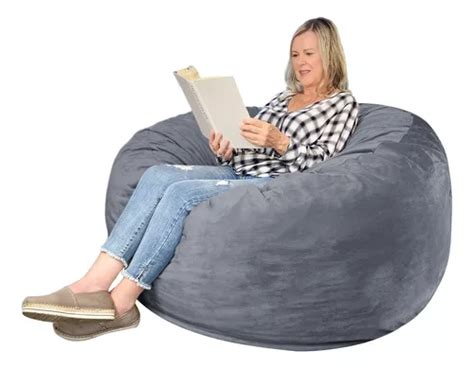 Edujin Sillones Puff Bolsa De Muebles Con Relleno De Espuma Mercadolibre