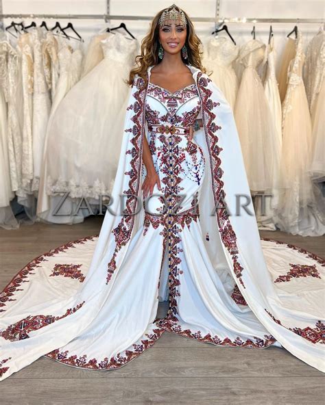 Moroccan Kaftan Embroidered Kaftan Robe Caftan Dress Maxi Etsy