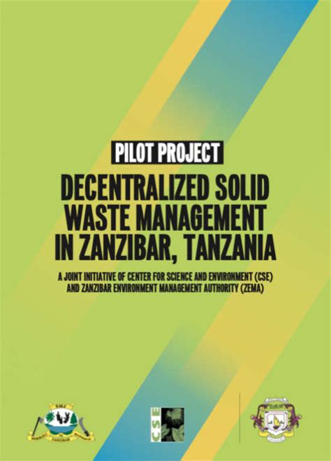 Decentralized Solid Waste Management Zanzibar Tanzania Chandra Bhushan