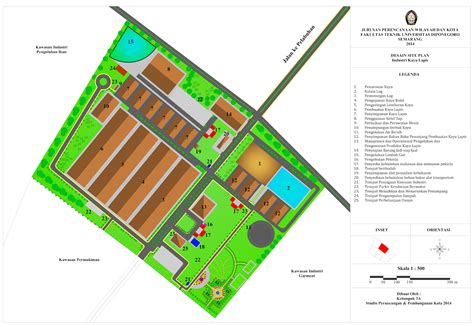 siteplan kawasan industri kelompok  studio rancang