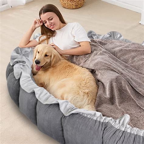 WOWMAX Human Dog bed for People Adults, Human Size Dog Bed for People