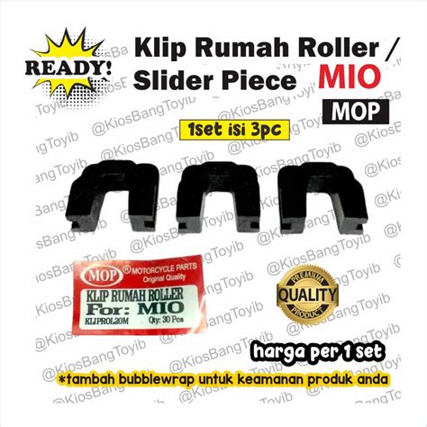 Jual Slider Slide Piece Set Klip Rumah Roller Mio Sporty Smile 3pc Mop