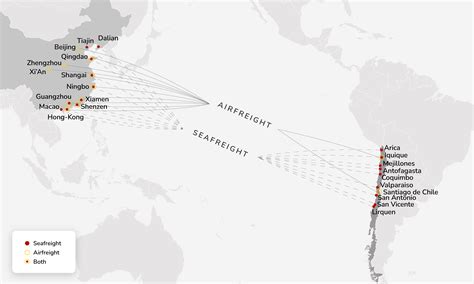 Sea Freight & Air Cargo Shipping From China to Chile | LAC | Latin