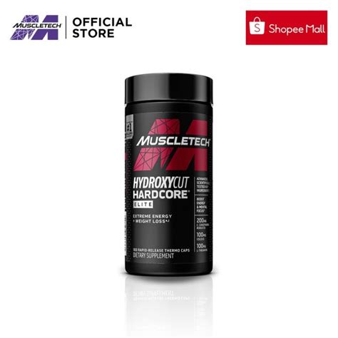 Muscletech Hydroxycut Hardcore Elite 100 Capsules Lazada PH