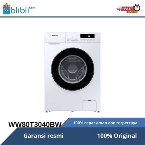 Promo Samsung Ww T Bw Mesin Cuci Front Loading Kg Quick Wash