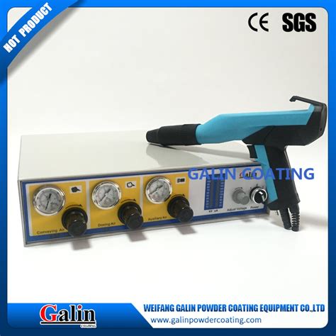 Electrostatic Lab Manual Powder Coating Gun With Control Unit