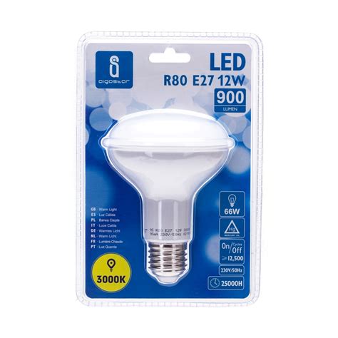 Confezione Da Pz Di Lampadina Led E Faretto R W Bianco Caldo